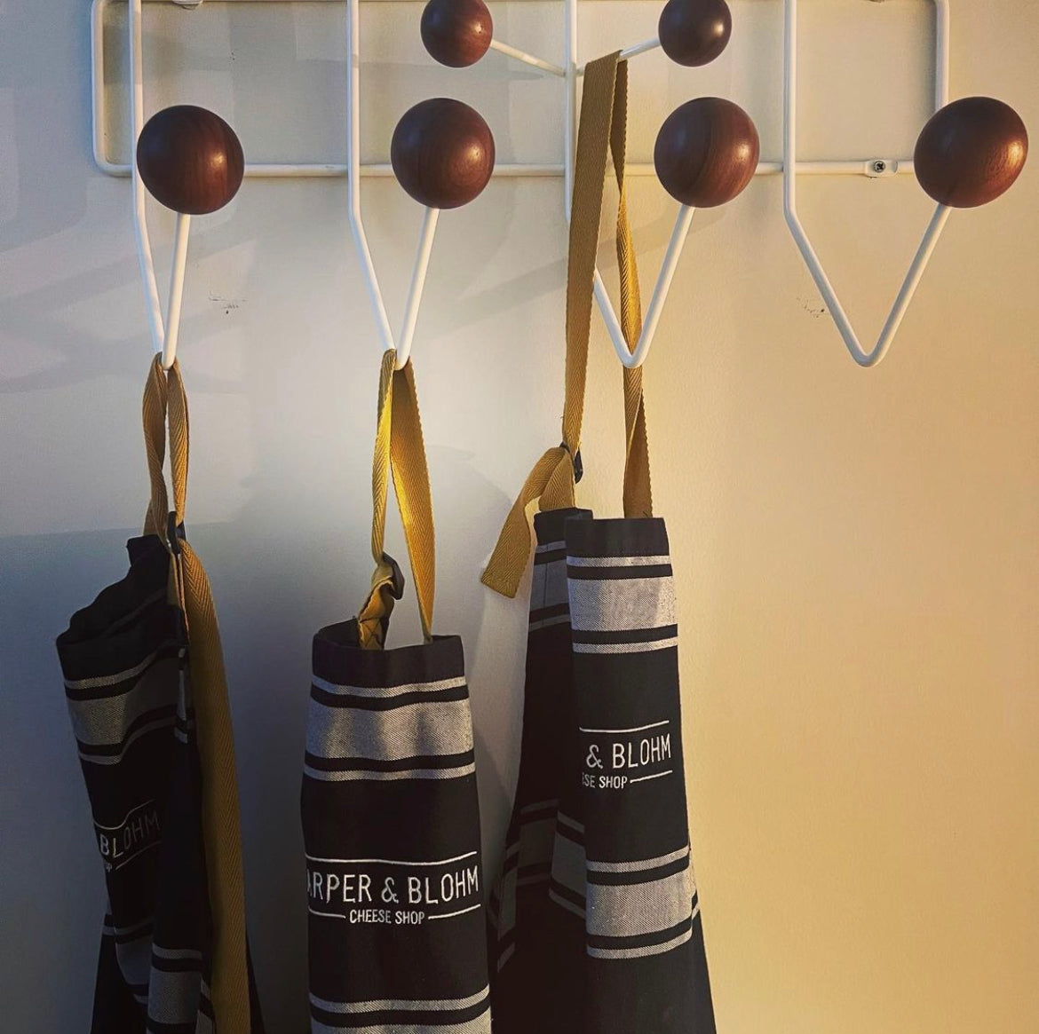 Hanging up our aprons